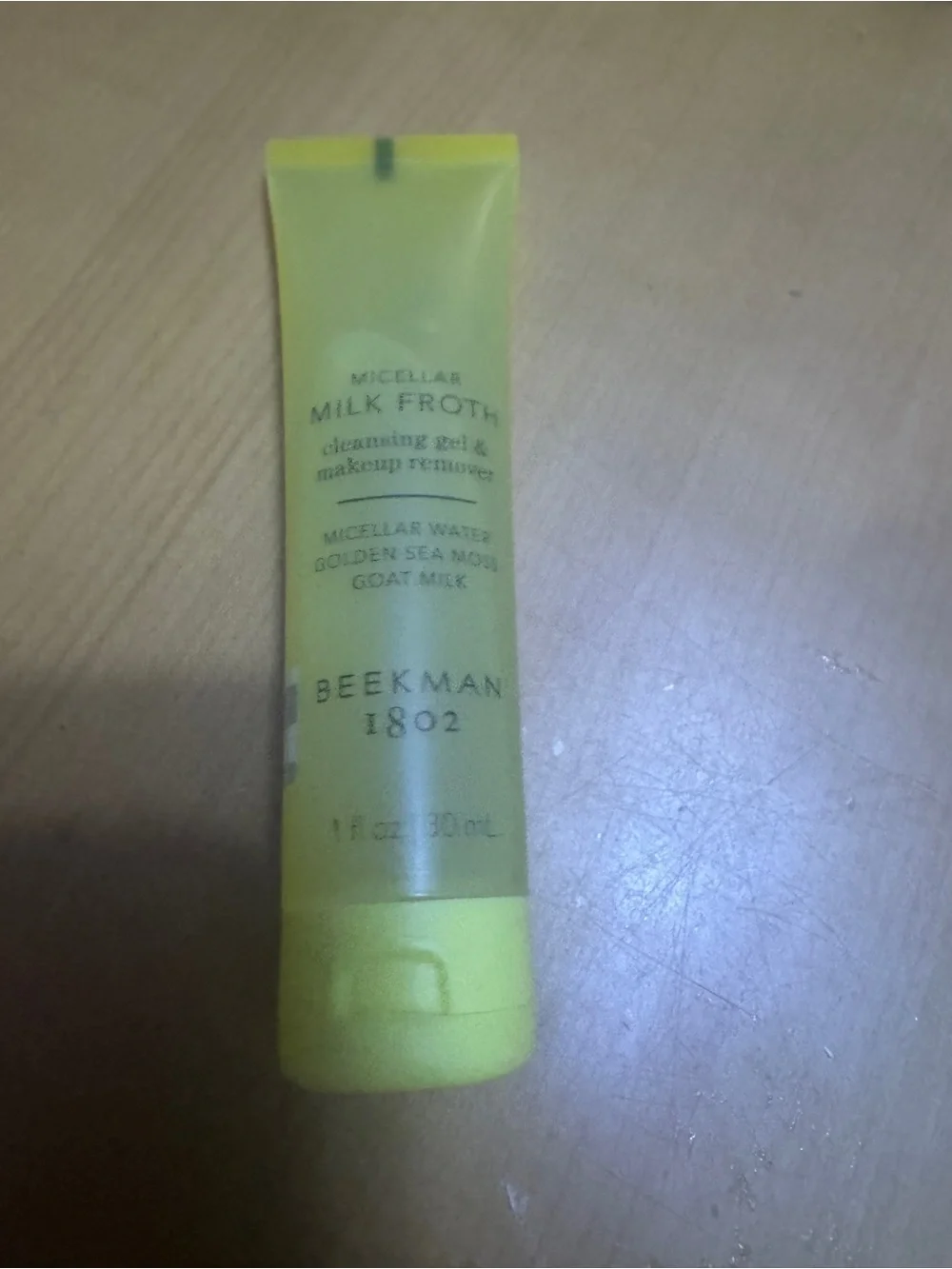 Beekman 1802 Yellow Micellar Milk Froth Cleansing Gel